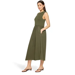 Cartoon Kleid Midi Braun 44