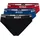 Slip Briefs 3P Power Rot/Blau/Schwarz XXL 3er Pack