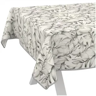ANRO Tischdecke LANA Selene-Maritim Tischwäsche Hochwertig (Einzelstück 1-tlg), wasserabweisend Selene-Maritim Weiß 180x120cm weiß eckig | 120 cm x 180 cm