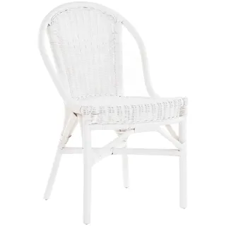 Rattanstuhl Klassik Weiss Korb Küchenstuhl Esszimmer Stuhl Korbstuhl Natur Rattan Esszimmerstuhl