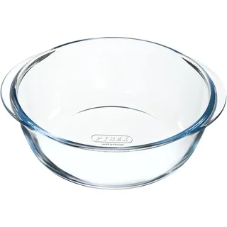 Pyrex Preware Runde Auflaufform, Glas, 20 cm, 1,1 l