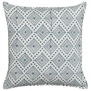 Beliani Cordata Dekokissen 45 x 45 cm Blau