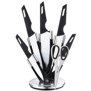 7-teiliges Profi Messer-Set drehbar Messerset sehr hochwertiges Schälmesser Küchenmesser Set Kochmesser Motiv 2