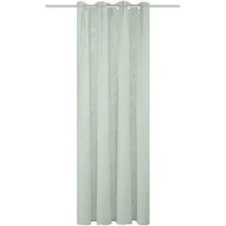 HOMEbasics Softy Ösen 140 x 160 cm Salbeigrün 1 St.
