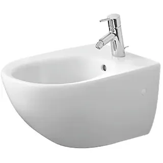 Duravit Architec Wand-Bidet 36,5x58cm, m HL, ÜL, Hahnlochbank, weiß