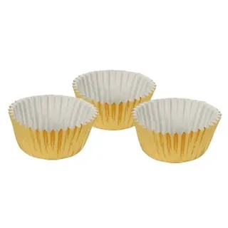 Papstar 60 Pralinenkapseln Ø 2,6 cm · 1,6 cm gold