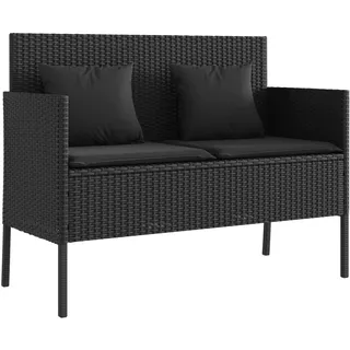 vidaXL Gartenbank 61 x 57 x 87 cm Schwarz