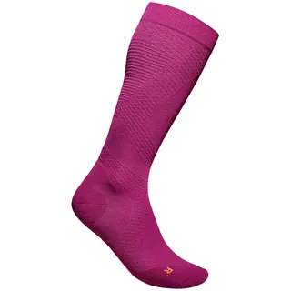 Bauerfeind Run Ultralight Kompressionssocken Damen 2 Paar Berry 38-40