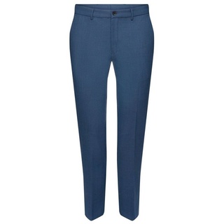 Esprit Collection Anzughose Mix & Match: Anzughose mit Birdseye-Muster blau 94Esprit