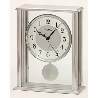 AMS Tischuhr Pendeluhr modern 20 x 25 x 7 cm - AMS Modell: 5190