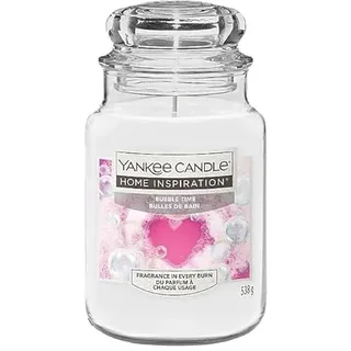 Yankee Candle Duftkerze | Bubble Time Große Kerze im Glas | Lange Brennkerzen: bis zu 125 Stunden