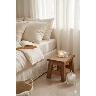 SONDERPREIS Blumenhocker Beistelltisch massiv  Mahagoni In & Outdoor 30x20x20