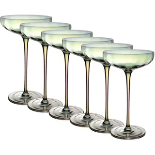 Intirilife Martini Cocktail Glas 0,14 l 6-tlg.