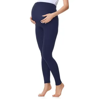 Be Mammy Umstandsleggings aus Baumwolle Leggings für Schwangere Umstands Leggings Schwangerschafts Unterhosen mit Hoher Bund Weich und Elastisch BE20-230 - S