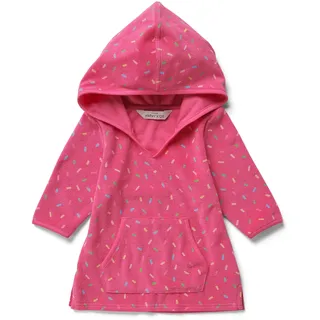 Tchibo - Kinder-Frottierponcho - Gr. 110/116 - pink/print