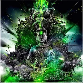 Yingxin34 Jigsaw Puzzle 2000 Teile, Grüne Buddha-Statue 2000 Stück Puzzles für Erwachsene Kinder Freunde 70X100cm(27.55 * 39.37inch)