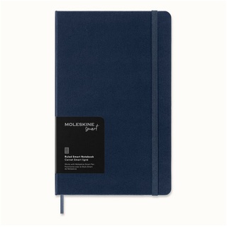 MOLESKINE Notizbuch, Smart A5, liniert, Fester Einband blau