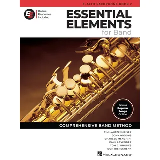 Essential Elements for Band – Eb Altsaxophon Buch 2 mit EEi-Online-Ressourcen | Alt-Saxophon Songbook und Noten mit 250+ Videolektionen und ... | Umfassende Band Methode: With Eei