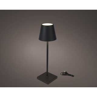 Tischleuchte LED OUTDOOR (DH 11x37 cm) DH 11x37 cm schwarz Tischlampe Klemmleuchte Schreibtischleuchte Schreibtischlampe - schwarz