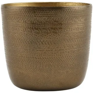House Doctor Übertopf Chappra, Ø9.5 x H9cm, 500ml, gold