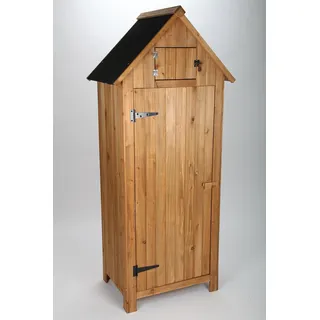 point-garden Geräteschrank/Gartenschrank/Geräteschuppen XL - Braun - Holz - Gartenschuppen - Garten