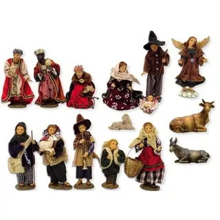 Krippe alpenländisch, 15-tlg. Set, für 11cm Figuren