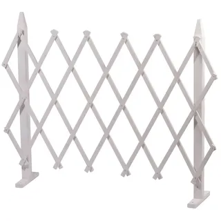 Dobar Faltbares Rankgitter 0 x 0 cm Grün/Weiß