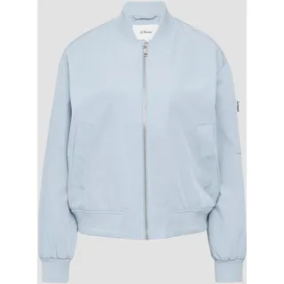 S.Oliver Blouson im Relaxed Fit mit Rippbündchen, hellblau 44