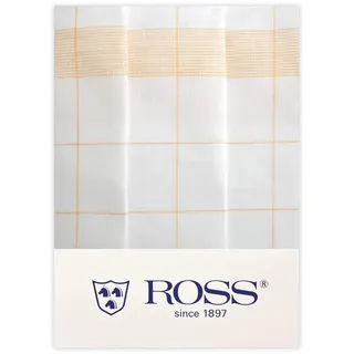 Ross 3er Pack Zwirn Halbleinen Geschirrtücher Fadenkaro 50x70 cm
