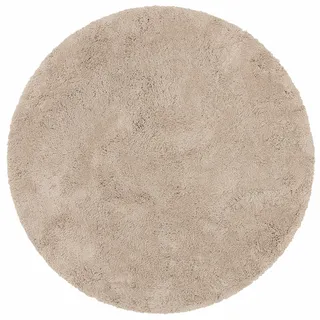 OTTO home Desner Hochflorteppich Ø 140 cm beige