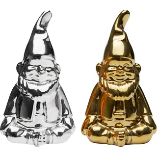 Salz und Pfeffer Zwerg Silber Und Gold (2/Set)