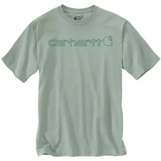 CARHARTT EMEA Core Logo Workwear Short Sleeve T-Shirt, grau-grün, Größe XL für Männer
