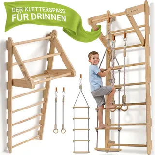 Juskys Klettergerüst für Kinder Natur