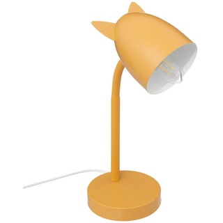 Home-trends24.de Schreibtischlampe Tischlampe Lampe Kinder Kinderzimmer Ohren Mädchen Junge, ohne Leuchtmittel gelb