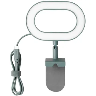 IKEA STÄNKREGN LED-Ringleuchte dimmbar/türkis