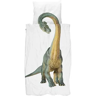 Bettwäsche Dino Bronto 140 x 200 cm mit Kissenbezug 60 x 70 cm