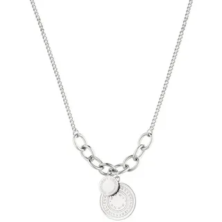 Liebeskind Berlin Halskette Vintage Coins Silber Edelstahl