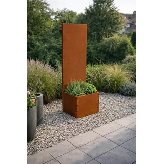 Estexo Sichtschutz 150 x 50 cm Edelrost Metall