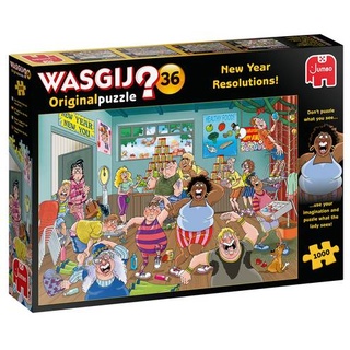 JUMBO 25000 Wasgij Original 36 Neujahres Vorsätze 1000 Teile Puzzle