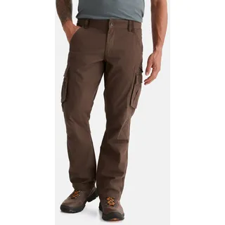 Cargohose HERO BY JOHN MEDOOX "TORONTO Cargohose", Herren, Gr. 36, Länge 32, braun (khaki), Twill, 100% Baumwolle, gerade normal, Hosen Cargohose, HERO by John Medoox TORONTO Zip-off Cargohose Herren