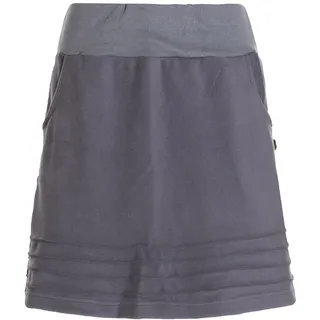Vishes - Alternative Bekleidung - Thermorock Warmer Damen Winterrock kurz Minirock aus ECO-Fleece grau 44-46 - 44-46