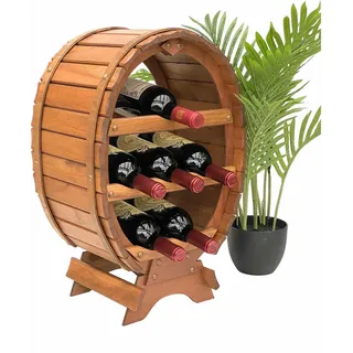 DanDiBo Ambiente Weinregal 35 x 55 x 35 cm Braun