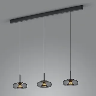 Helestra SICA 3-flg. Ø 22 cm schwarz/gold