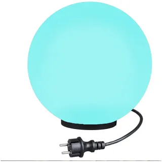 Home4Living Kugelleuchte Kugellampe RGB Außenleuchte Garten Lampe LED 230V Leuchte, ohne Leuchtmittel, Dekorativ weiß Kugel | Ø 40 cm