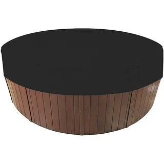SHJC Außenrunde Whirlpoolabdeckung wasserdichte, UV-beständige SPA-Whirlpool-Abdeckungs-Swimmingpool-Staubschutzabdeckung Sonnensichere Schutzhülle für heiße Quellen,200 * 30cm