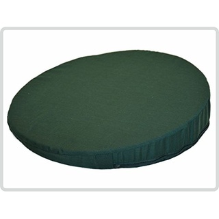 Keilkissen, RUND Ø 36 cm, 100 % Baumwollbezug! - Farbe: grün - Kissen Sitzkissen Sitzkeilkissen Sitzkissen Sitzkeil *Top-Qualität zum Top-Preis*