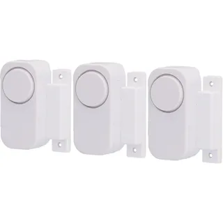 Unitec Fenster-& Türalarm 3er Set mit Magnetkontakt