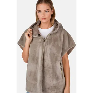 White Label Poncho-Weste in grau | Gr.: 36