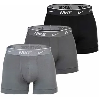 Nike Boxershorts Schwarz/Grau M 3er Pack