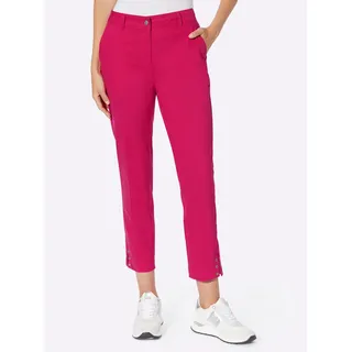 Webhose HEINE Gr. 44, Normalgrößen, pink Damen Hosen Stoffhosen
